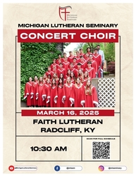 Faith Lutheran Church sponsors a Michigan Lutheran Seminary concert
