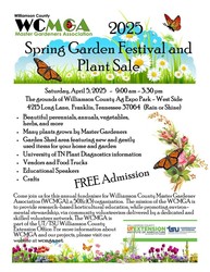 WCMGA Spring Garden Festival and Plant Sale