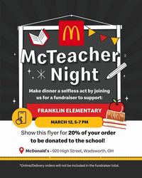 McTeacher Night – Franklin Elementary