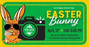 Pictures & Brunch with the Easter Bunny at Solace Brewing Co. in Sterling