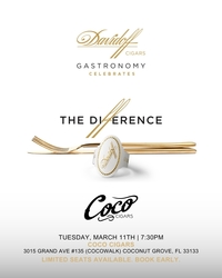 Davidoff The Difference Immersive Culinary Experience Hosted by Coco Cigars