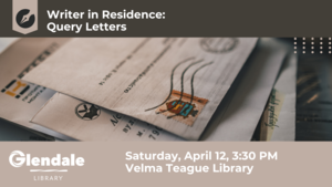 Writer in Residence Workshop: Query Letters