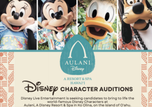 Disney Character Auditions