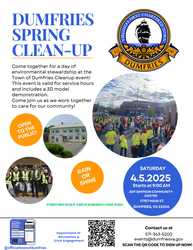 Dumfries Quantico Creek Clean Up