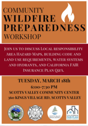Community Wildfire Preparedness Workshop