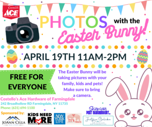 Photos with the Easter Bunny