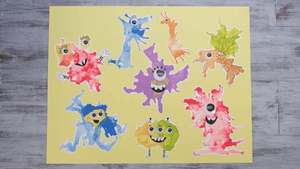 Splash of Paint Class: Paint Monsters