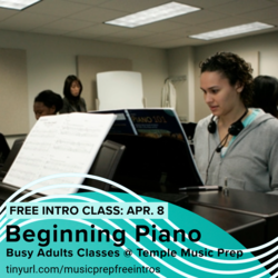 FREE Beginning Piano for Busy Adults Intro Class