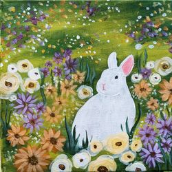 Artvana Paint and Sip - Blossom Bunny