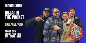 Rojai in the Pocket – Live at Music City SF | Free Entry!
