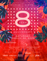 The Laylow x Hideout 8th Anniversary