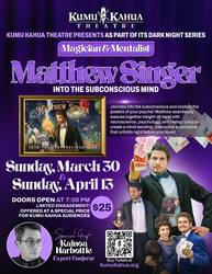 INTO THE SUBCONSCIOUS MIND COMES TO KUMU KAHUA THEATRE’S DARK NIGHT SERIES