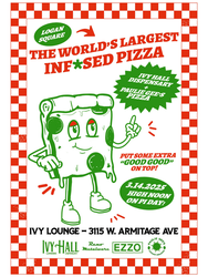 World's Largest Infused Pizza - Celebrate Pi Day with Ivy Hall and Paulie Gee’s