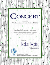 Join Take Note! A Cappella Ensemble For A Noteworthy Event: A Benefit Concert Supporting WAIM