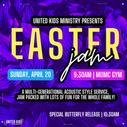 Easter Jam Kids & Family Worship with Butterfly Release