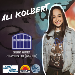 ALI KOLBERT presented by Commonwealth Sanctuary