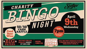 Charity Bingo Night at Scotty’s Bierwerks – April 9th, 7 PM