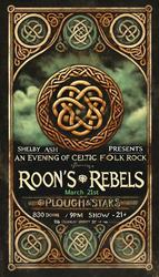 An Evening of Celtic Folk Rock featuring Roon's Rebels
