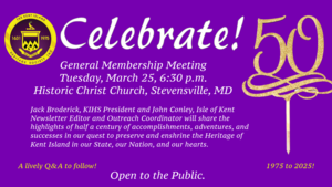 From our Founding to our New Heritage Center!  50th Anniversary Edition!