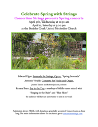 Celebrate Spring with Concertino Strings