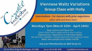 Weekly Viennese Waltz Variations Group Class with Holly
