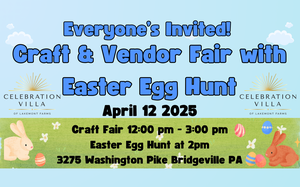 Hop on over for our Easter Egg Hunt & Craft Fair