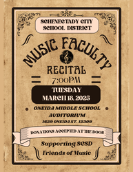 Schenectady City School District music faculty recital