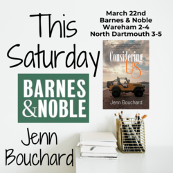 Jenn Bouchard Book Event in North Dartmouth on Saturday 3/22 from 3-5 PM