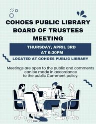 Cohoes Public Library Board of Trustees Meeting