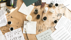 Champagne & Calligraphy Class