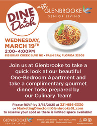 Dine & Dash at Glenbrooke Senioer Living