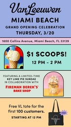 Van Leeuwen Ice Cream Makes Miami Debut with Grand Opening on March 20