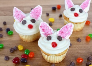 Easter Bunny Cupcakes