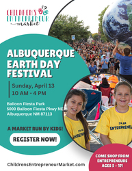Children's Entrepreneur Market at Earth Day Festival NM