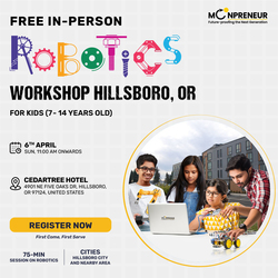 Free In-Person Robotics Workshop for Kids in Hillsboro, OR (7-14)