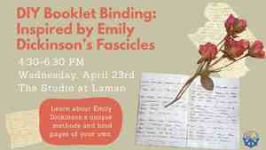 DIY Booklet Binding: Inspired by Emily Dickinson's Fascicles