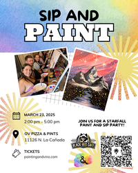 ACOTAR Starfall Paint and Sip at OV Pizza & Pints