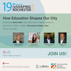 19th Annual Reshaping Rochester Speaker Series