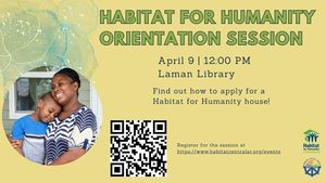 Habitat For Humanity Orientation (Registration Required)