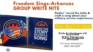 Freedom Sings: Arkansas Group Write Nite