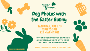 Easter Bunny Dog Photos at River Shannon