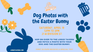 Easter Bunny Dog Photos at The Lodge