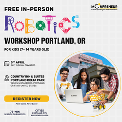 Free In-Person Robotics Workshop for Kids in Portland, OR (7-14)