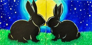 Couple's/Duet "Bunny Love" In-Studio Paint Party!