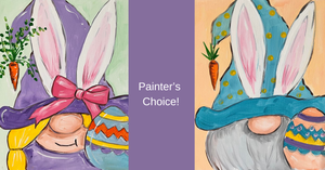 “Bunny Gnomes" In-Studio Paint Party!