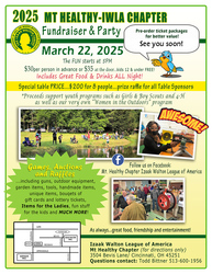 IWLA Annual FUNdraiser this Saturday Eve