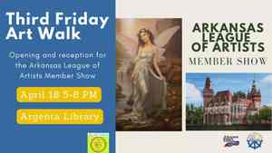 Third Friday Art Walk: The Arkansas League Of Artists Member Show