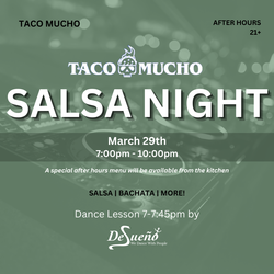 Salsa Night at Taco Mucho