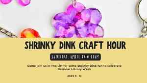 Tweens Shrinky Dink Craft Hour