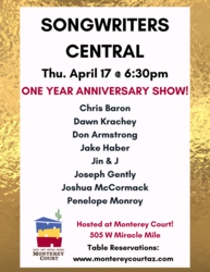 Songwriters Central - Year Anniversary Show!